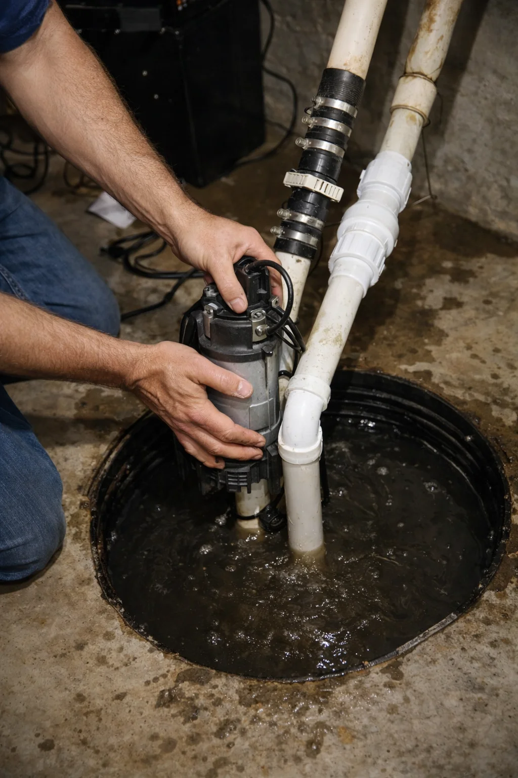 Sump pump cleaning service in Markham
