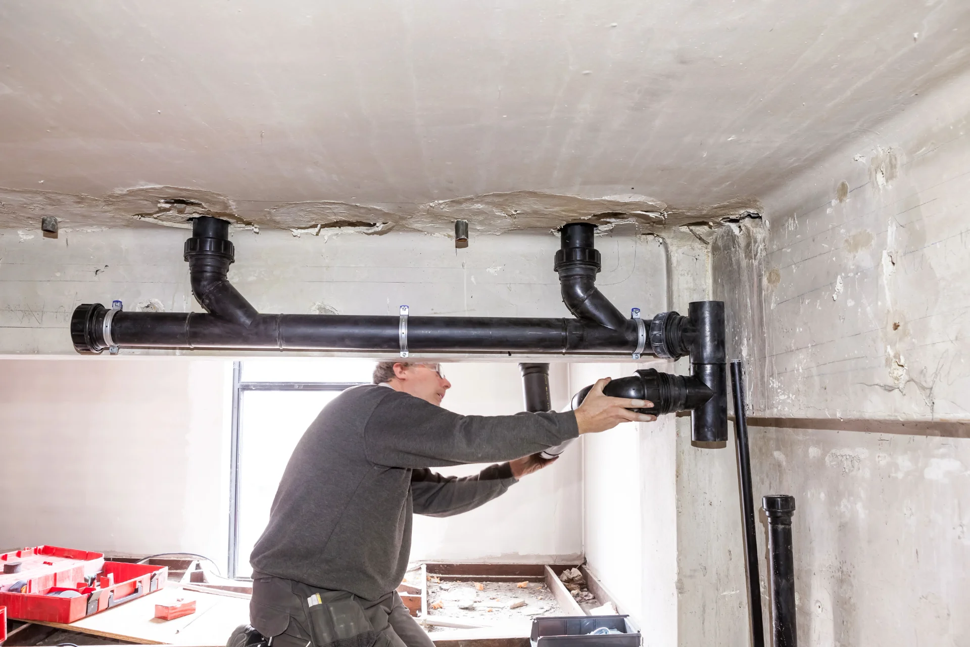 Sewer repair and replacement team